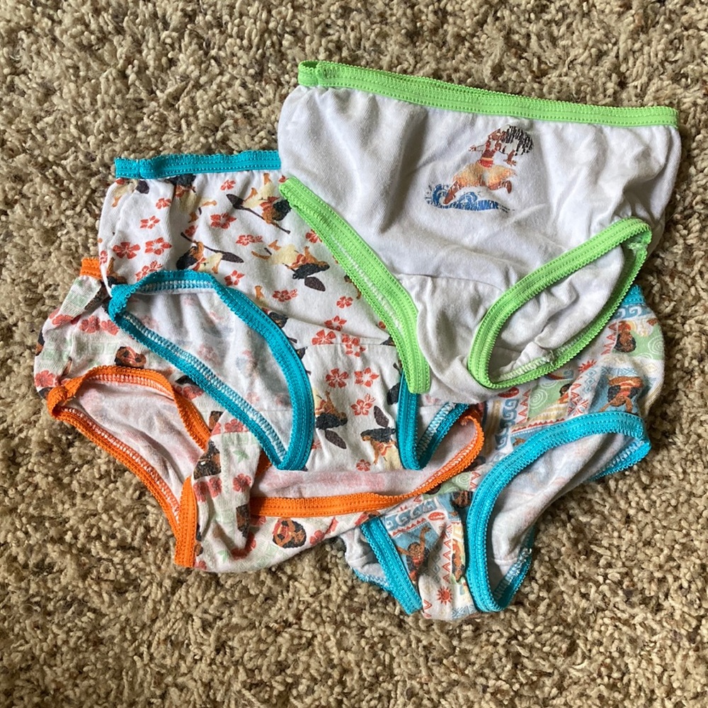 Moana underwear lot